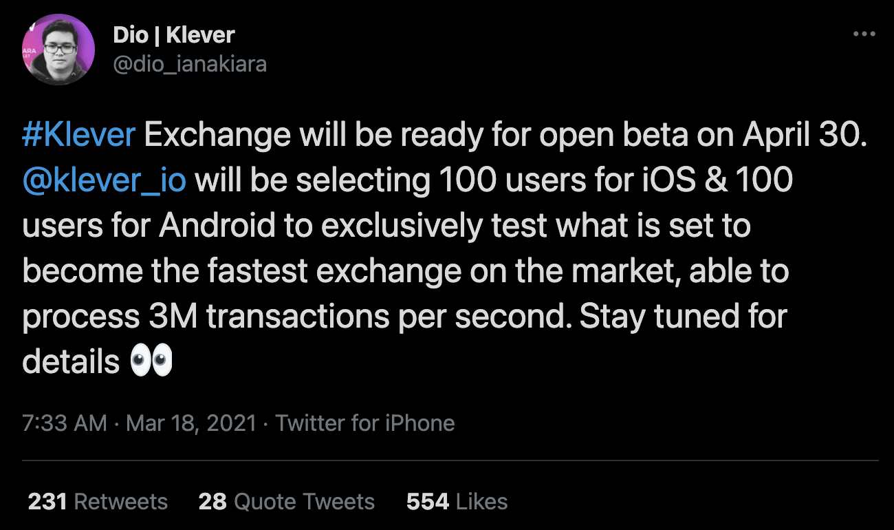 Klever roadmap, KFI vs. KLV, and decisions, decisions